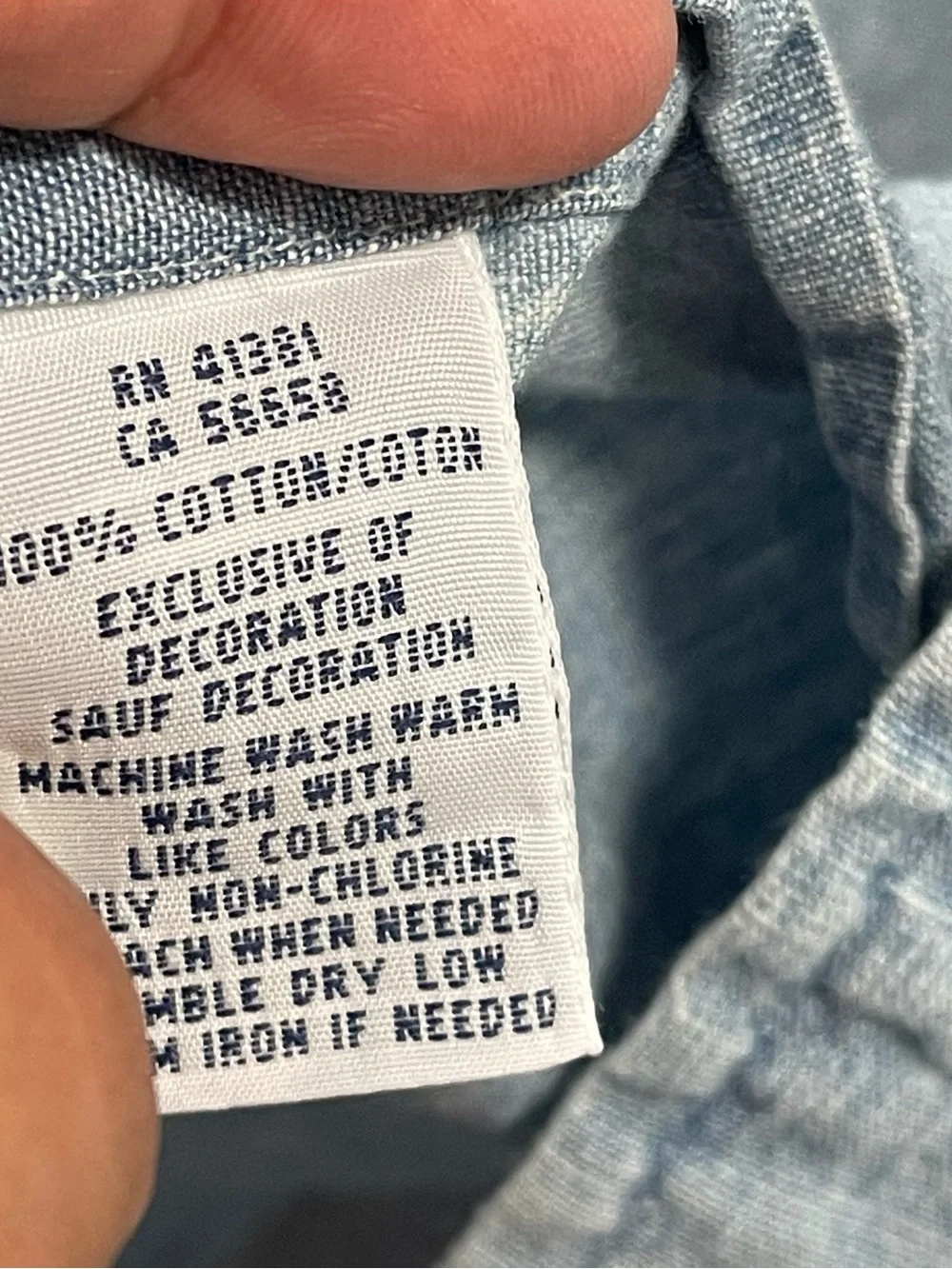Polo by Ralph Lauren Light Blue Denim Button-Down Shirt